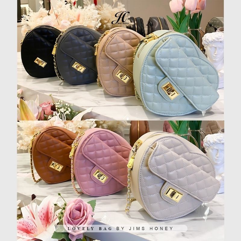 lovely bag tas selempang wanita original real pict jims honey official Store