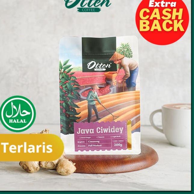 

♥ Otten Coffee Java Ciwidey 200g Kopi Arabica - Biji Kopi ۞