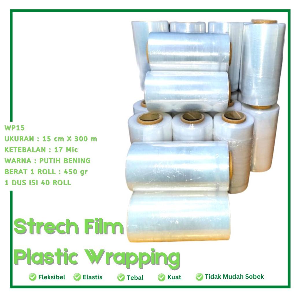 Strech Film Plastik Wrapping (WP15-1 Roll)