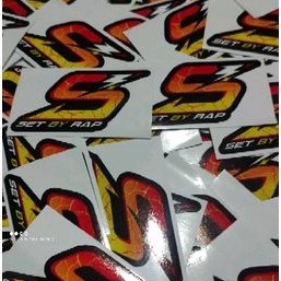 stiker SET BY RAP stiker motor