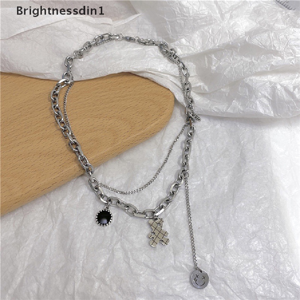 [Brightnessdin1] Fashion Mutiara Kalung Liontin Untuk Wanita Beruang Kupu-Kupu Kerah Choker Perhiasan Butik