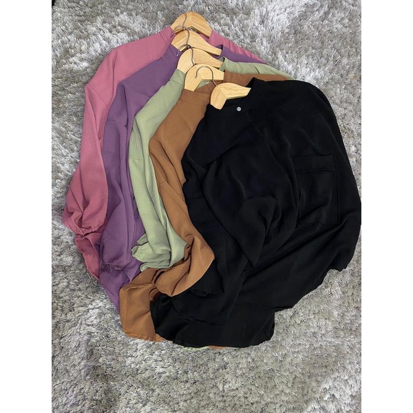 Camelia Blouse Crincle Airflow Fit to XXL