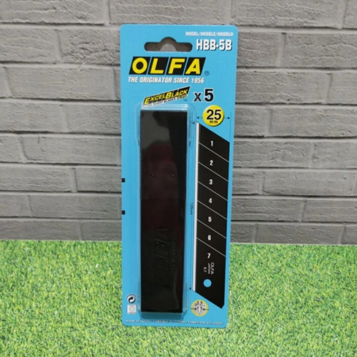 

Cutter Refill Blade Olfa Cutter 25Mm Hbb-5B (5Pcs Per Pack) Olfa