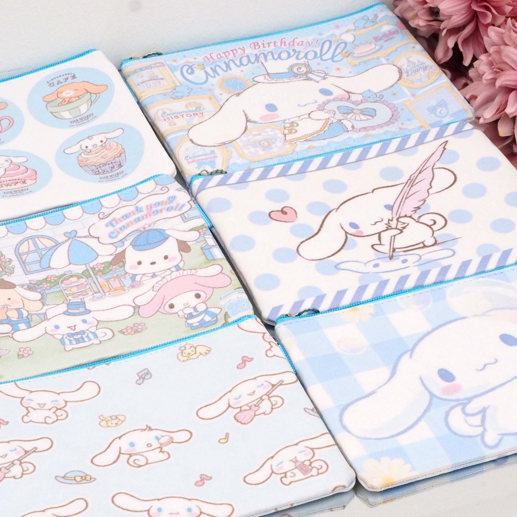 Dompet Serbaguna Karakter Sanrio Pouch Kosmetik Tempat Pensil Souvenir Kualitas Bagus