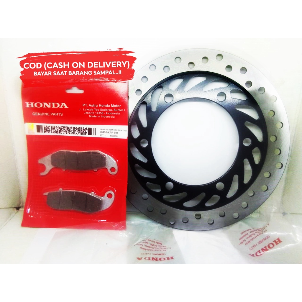 Piringan  Cakram depan +Dispad depan Mega pro Tiger New CB150 old  + Kampas Dispad