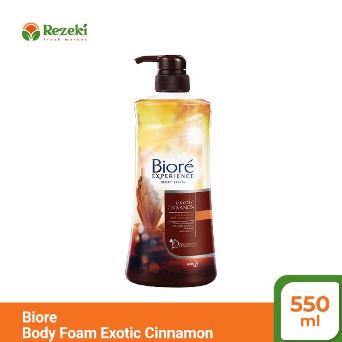 BEST SALES BIORE EXPERIENCE BODY FOAM EXOTIC CINNAMON [550ML] SALE