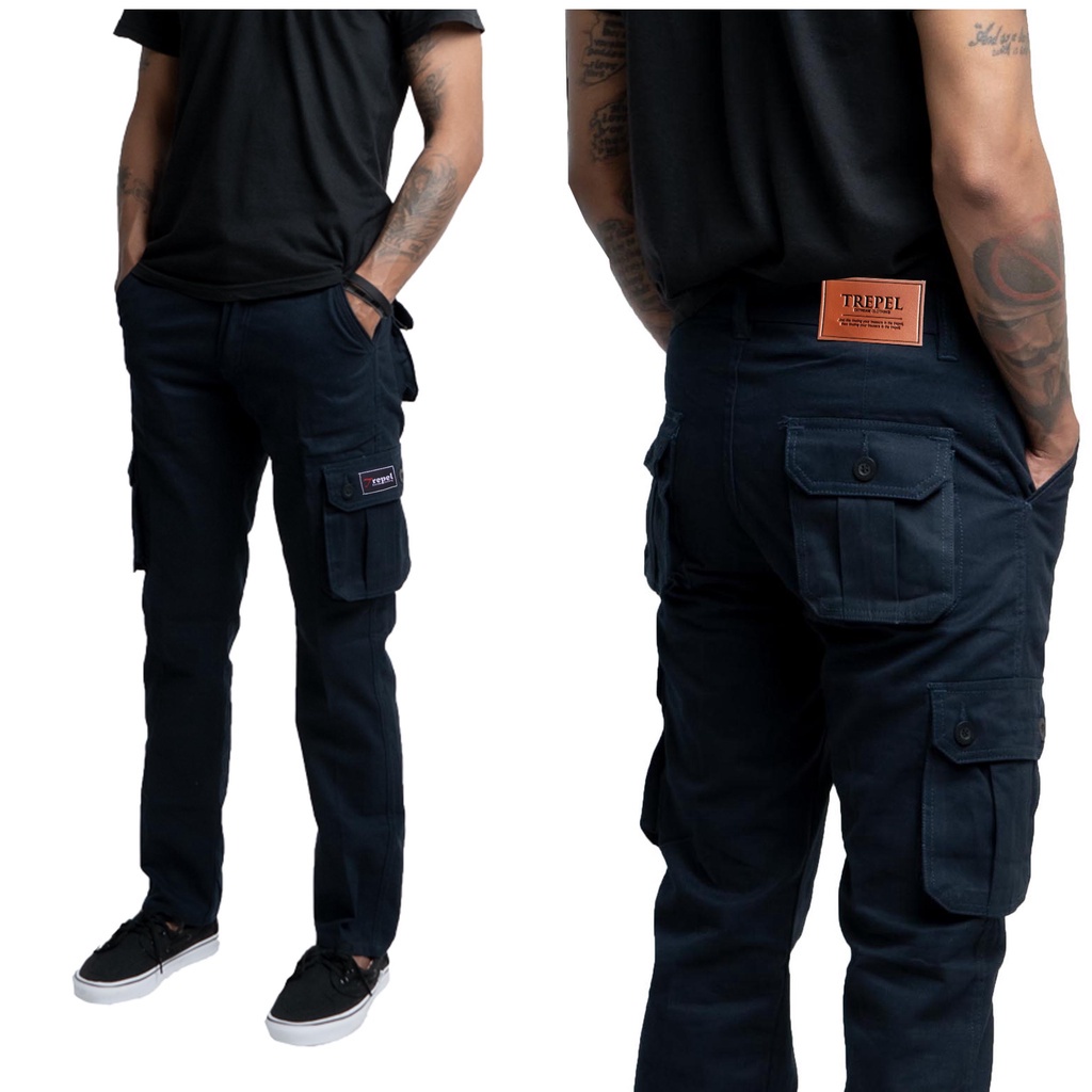 Celana Cargo Panjang Pria Premium Size 27-38