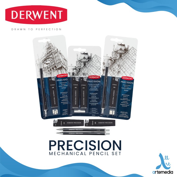 

BISA COD Pensil Mekanik Derwent Precision Mechanical Pencil Set