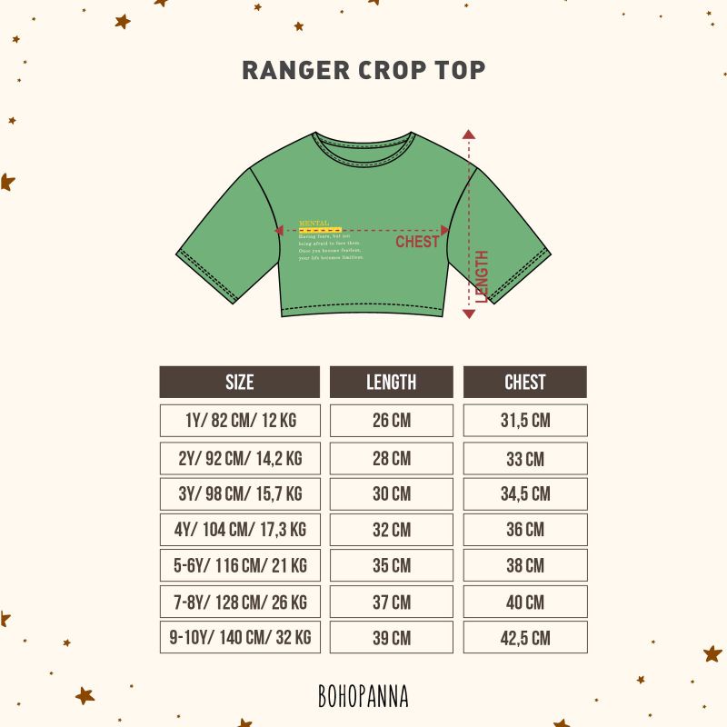 Ranger Crop Tee B37 SDA