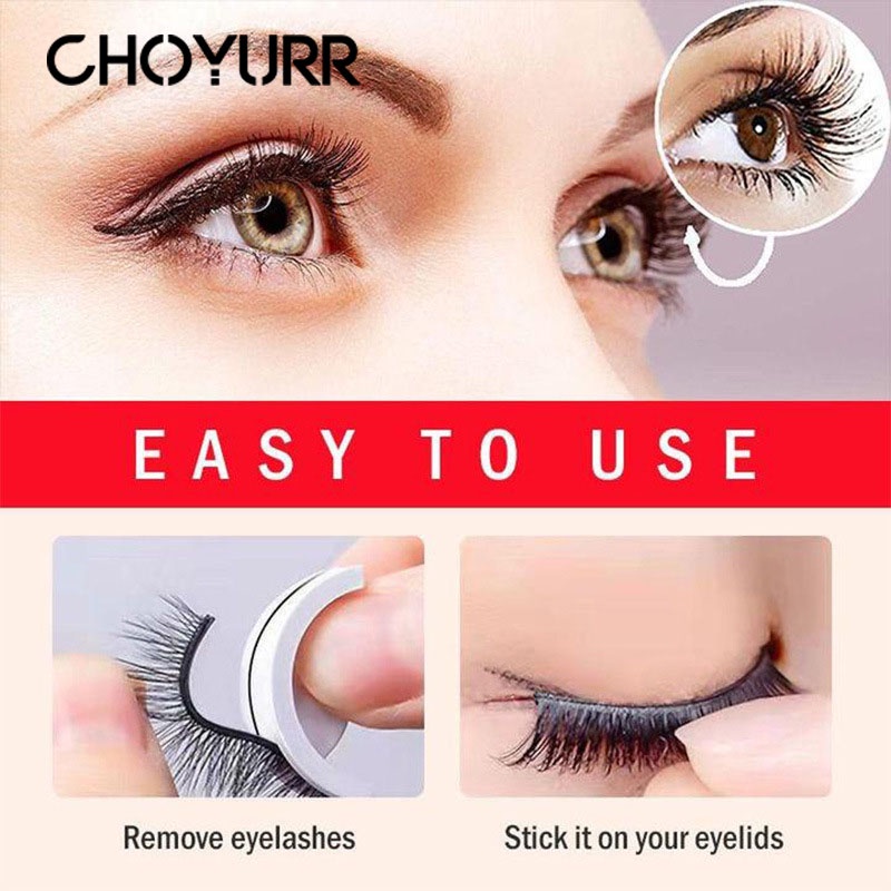 【COD】Bulu Mata Palsu Tanpa Lem / Bulu Mata Magnet Natural / False Eyelashes 3D / Bulu Mata Eyelash Extension Tidak Perlu Lem/ Eyelash Extension / Bulu Mata Tanpa Lem Korean / Eyelashes Extension Magnetic 3D Yang Dapat Digunakan Kembali With Box-CH