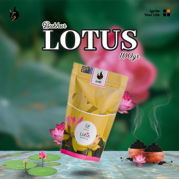 Bukhur Buhur Dupa Serbuk QODHA 100gr 100 Gram Aroma LOTUS