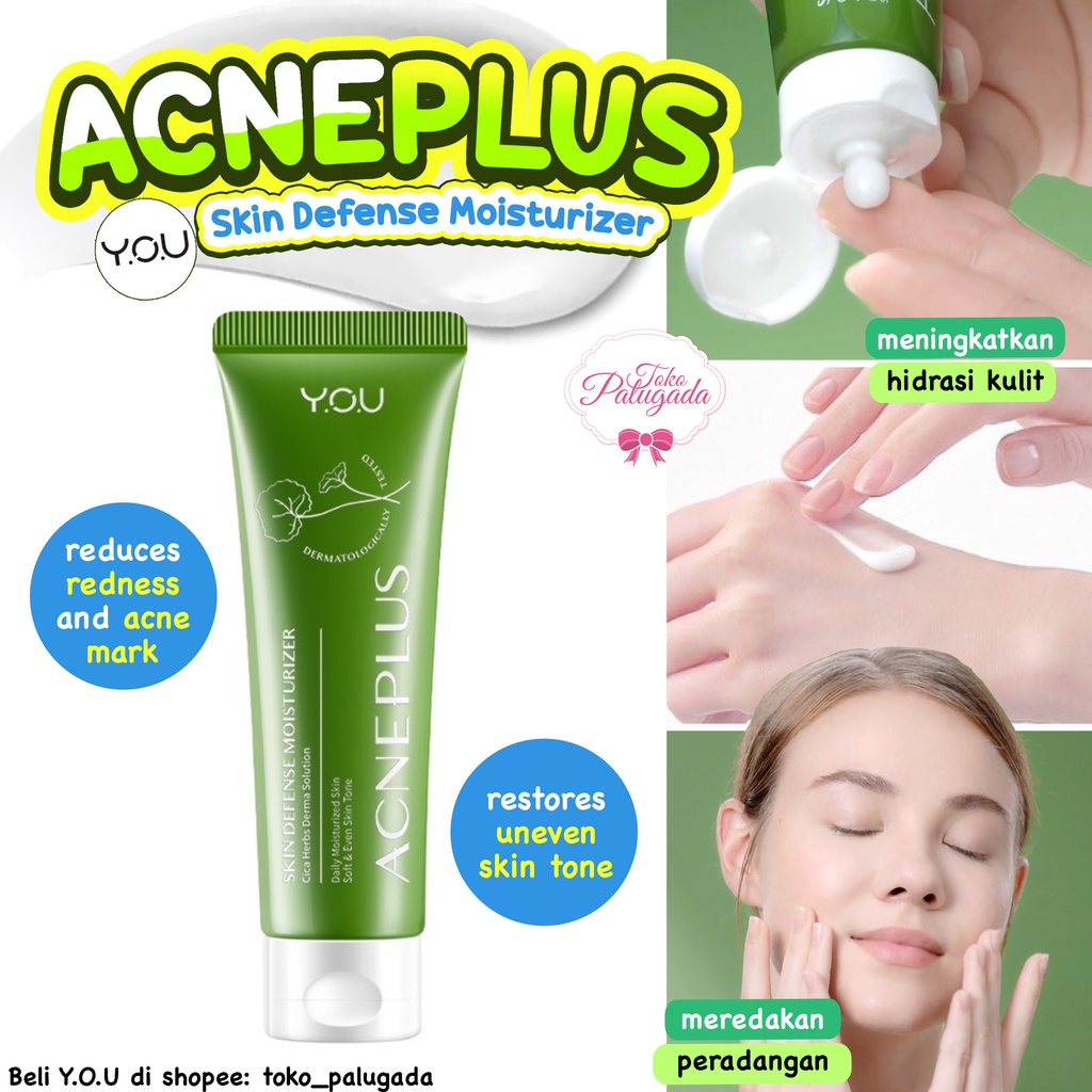 [BISA COD] Y.O.U - YOU Acneplus Skin Defense Moisturizer 25g - YOU Acneplus Moisturizer - Moisturizer YOU