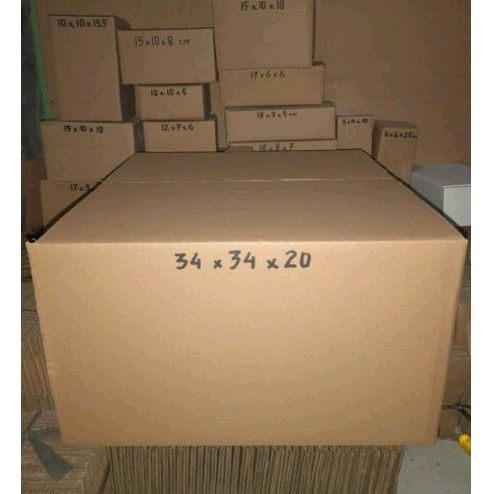 

kardus 34x34x20 cm polos luar dalam