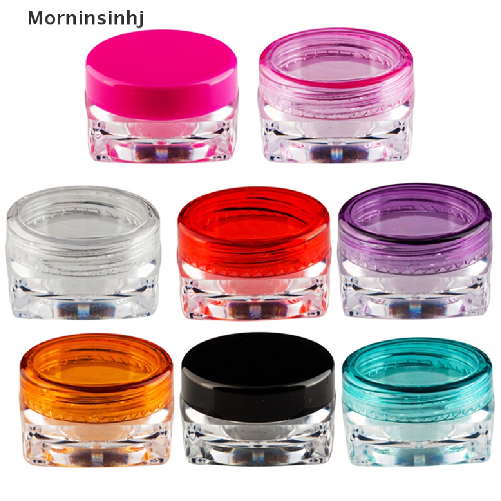 Mornin 3g 5g Kosmetik Kosong Jar Pot Eyeshadow Makeup Krim Wajah Lip Balm Wadah Kotak id