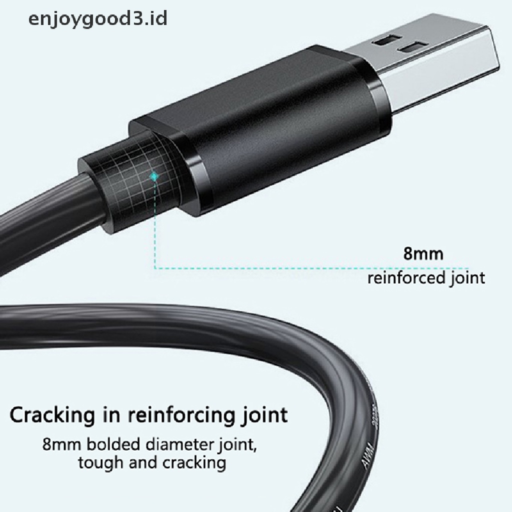 【 Rready Stock 】 Extension USB 2.0 Cable USB to USB Cable Extender Data Cord Fast Speed Transmission Extender Male to Female Data Cord （ ID ）