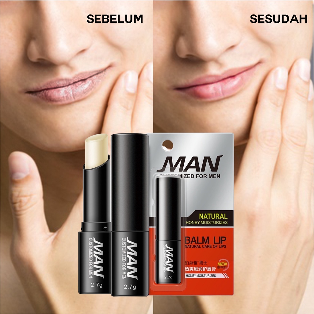 Lip Balm Man, Pemerah Bibir Permanen Pria