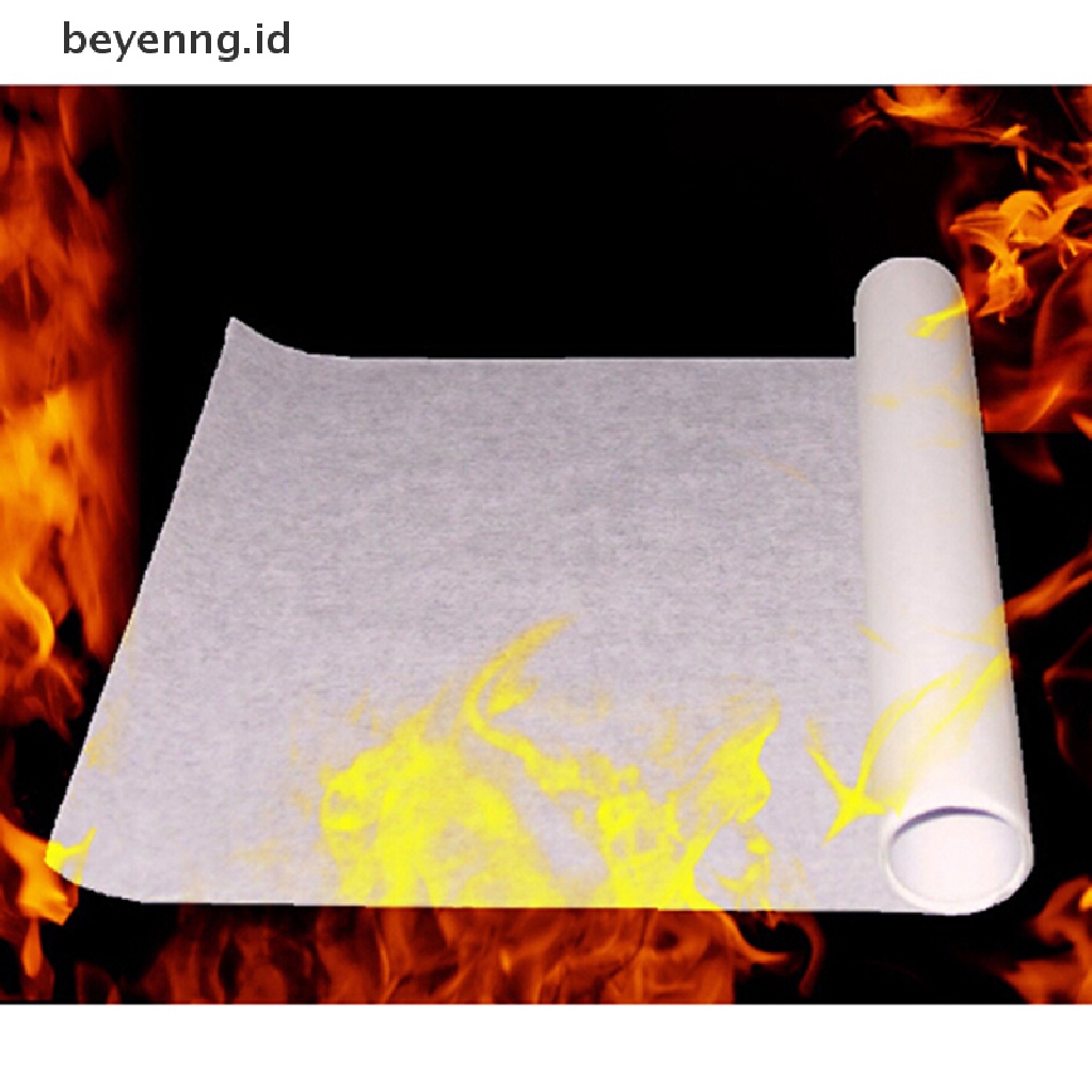 Beyen 1pcs 50X20cm Kertas Api Flash Flame Paper Magic Props Mainan ID