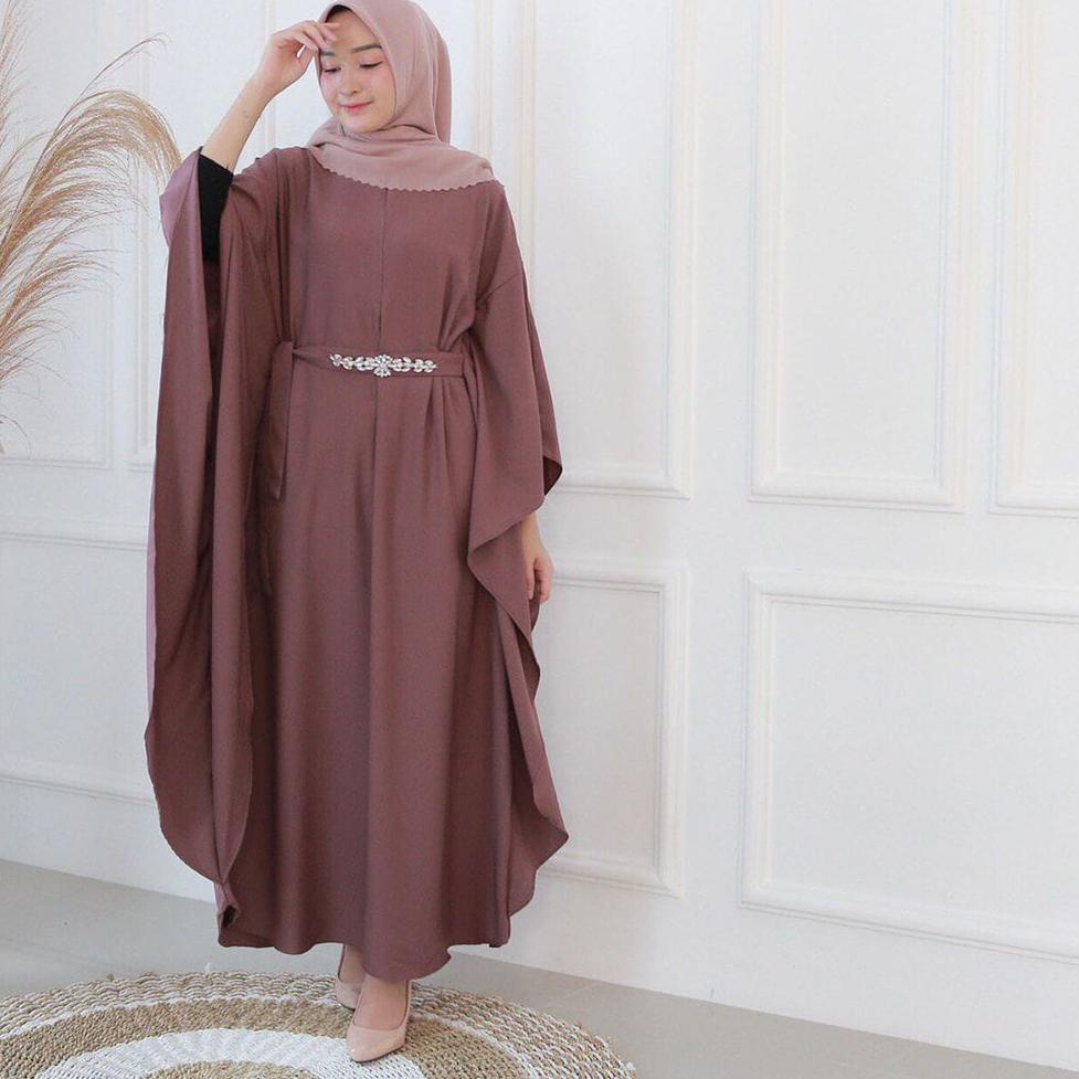 Terpercaya Zaina Gamis Wanita / kaftan remaja terbaru / Baju gamis Polos murah / Gamis muslim / Kaft