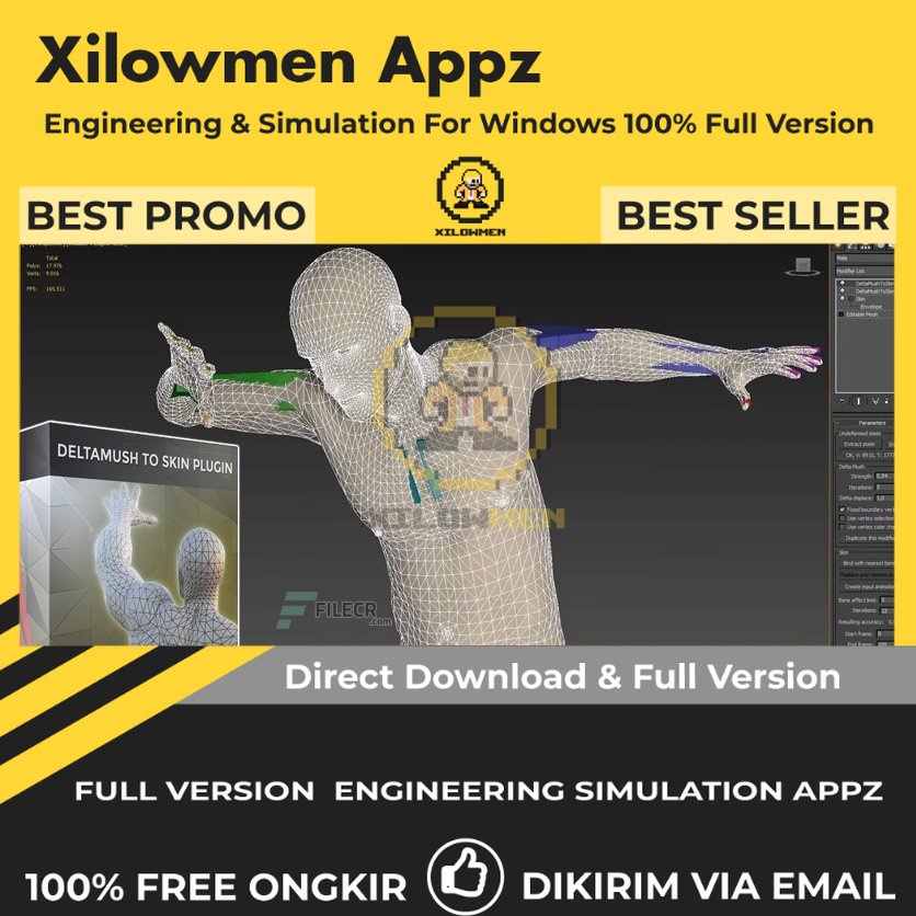 [Full Version] KM-3D DeltaMushToSkin v1.0 for 3ds Max Pro Engineering Software Lifetime Win OS