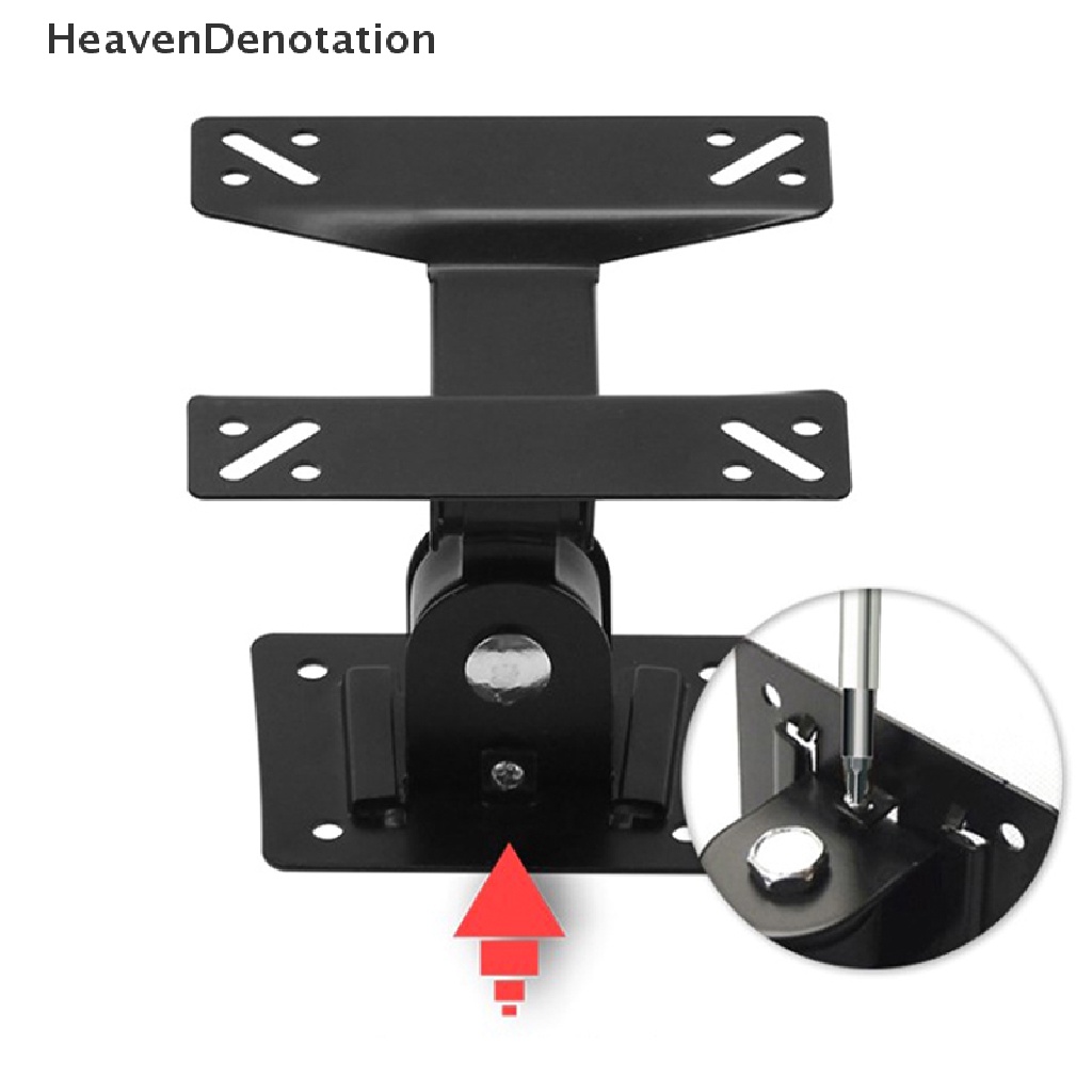 [HeavenDenotation] Universal Adjustable TV Dinding Rotasi 180derajat TV Stand Untuk 14-27 Inch LCD LED Flat Panel Plasma TV Holder HDV