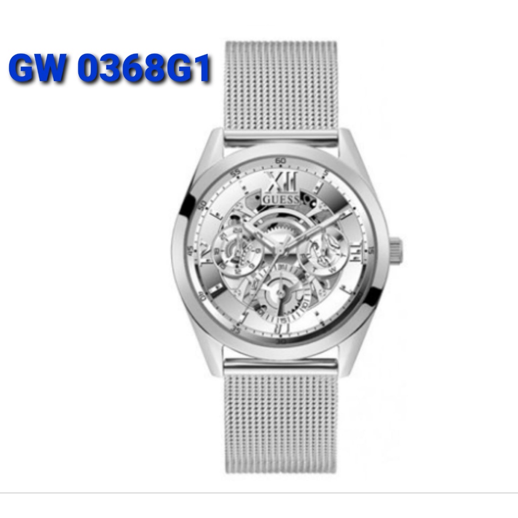 Jam tangan GUESS silver Pria Ori