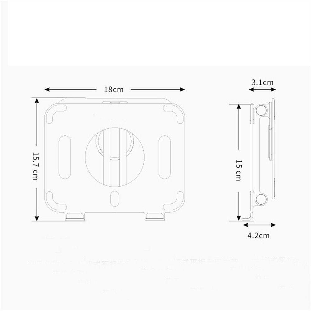 Agustinina Phone Stand for Laptop Phone Aluminium Alloy Penyangga Laptop Aksesoris Laptop Tablet Komputer Holder Tablet PC Stand Tablette Suporte Holder