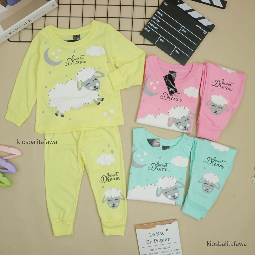 Piyama Za-ra Baby 3-18 Bulan / EXPORT Quality Baju Tidur Karakter Kaos Lengan Celana Panjang Murah