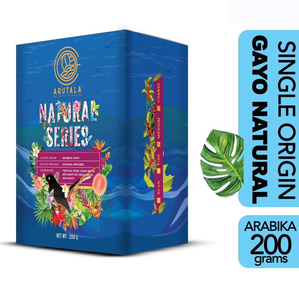 

➴ ARUTALA Natural Series - Arabika Gayo 200 gram ♂