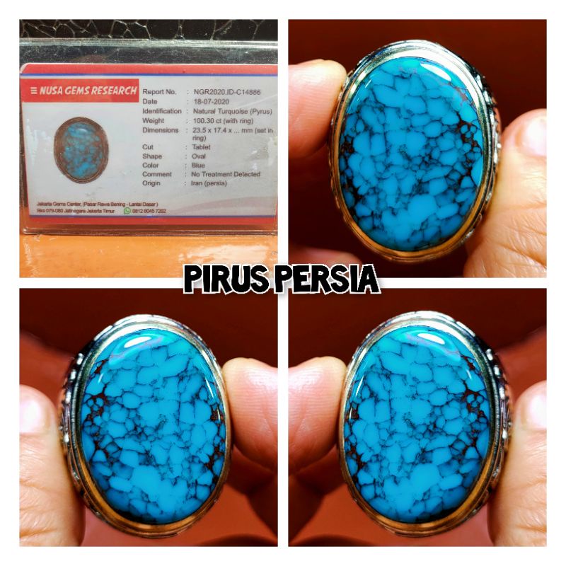 BATU AKIK PIRUS PERSIA IRAN JUMBO