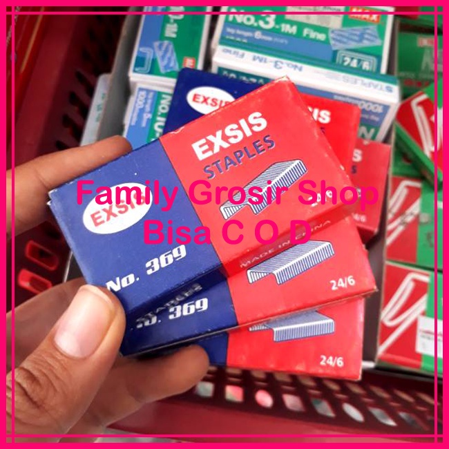 ISI STAPLES EXSIS 369 / ISI JEPRETAN NO 3 BESAR 24/6