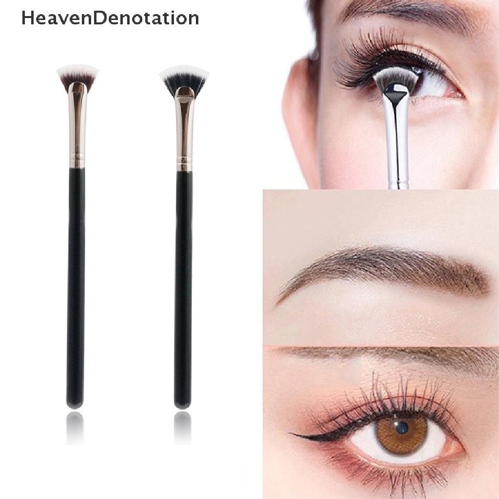 [HeavenDenotation] 1pcs Fan Maskara Brush Fan Makeup Brush Untuk Bulu Mata Sikat Bulu Mata Alat Makeup HDV