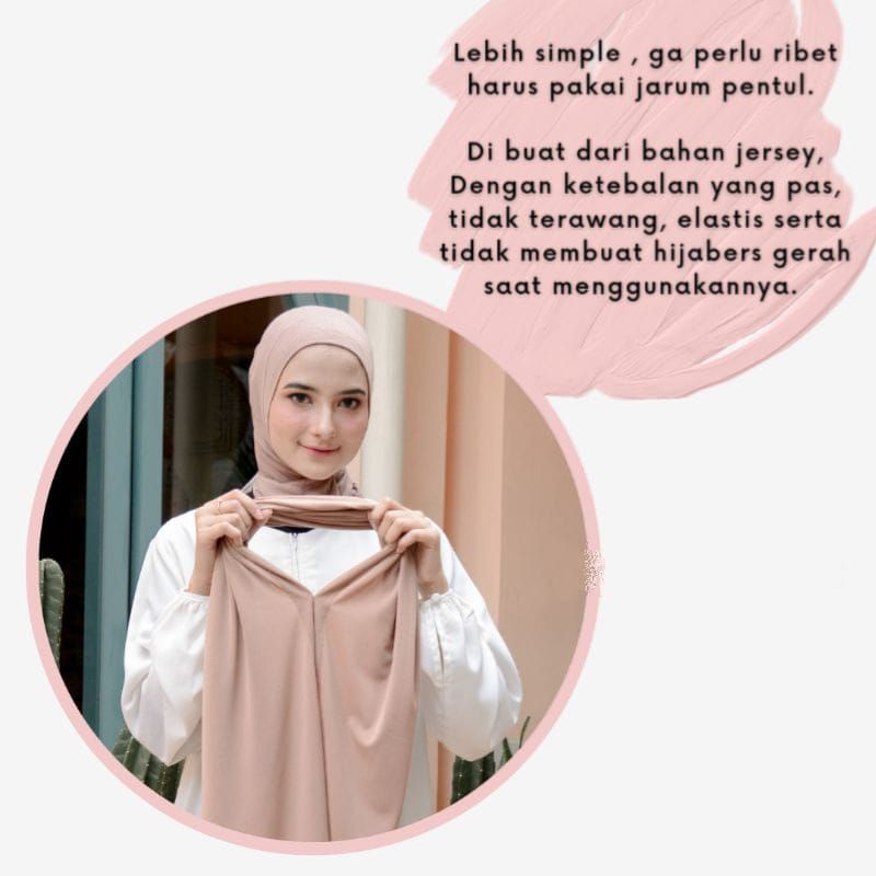 Hijab Segitiga Instan Jersey | Segitiga Instan Jersey Premium
