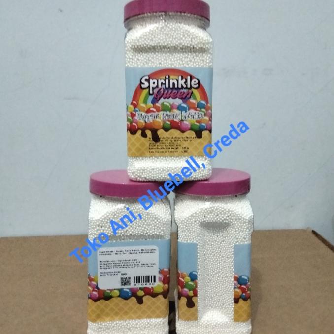 

Sprinkle Pearl White Nonpareils Btl 500gr