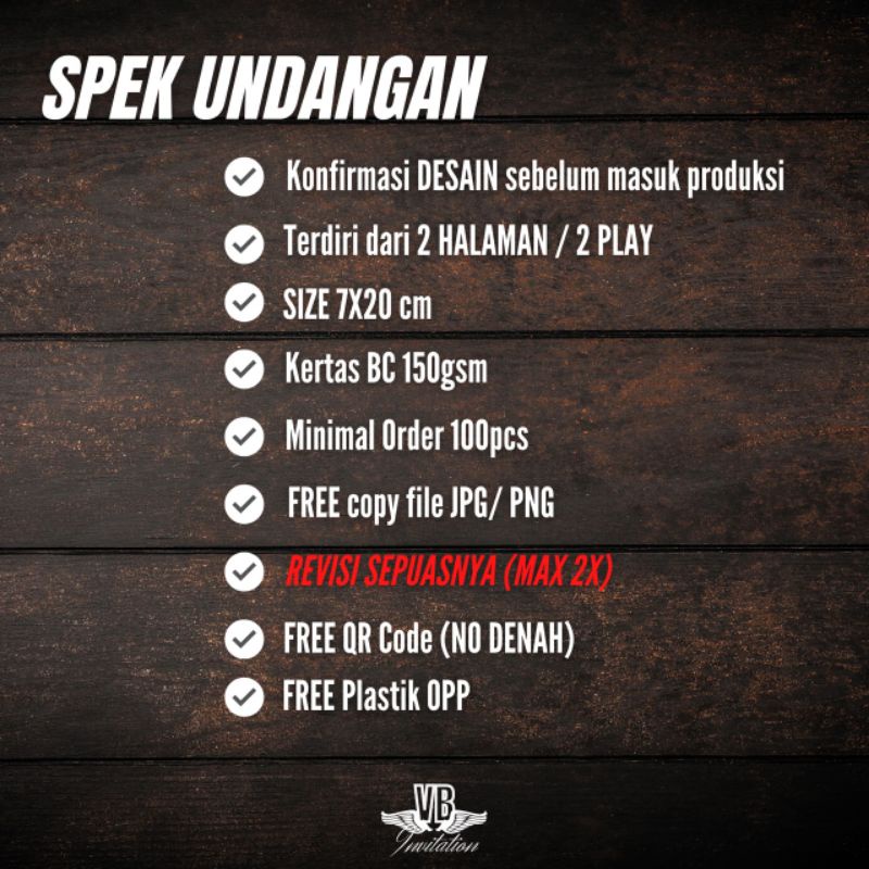 CETAK CEPAT UNDANGAN HANG TAG TERMURAH AESTHETIC MEWAH ELEGAN FREE REQUEST FOTO VBU 044