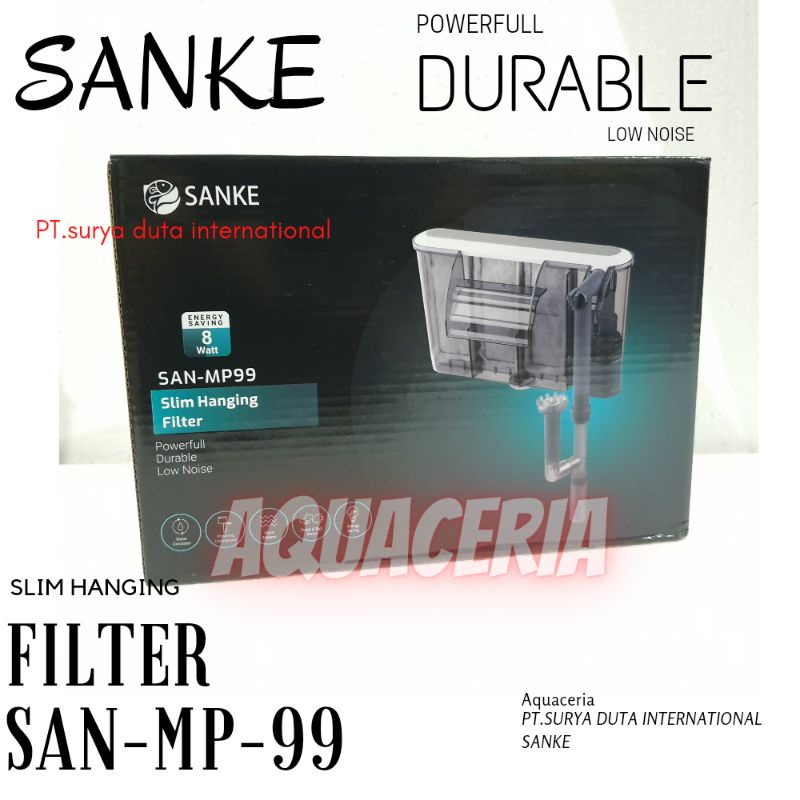 Filter Gantung Aquarium 60 cm to 80 Cm SANKE SAN MP 99 Slim Hanging