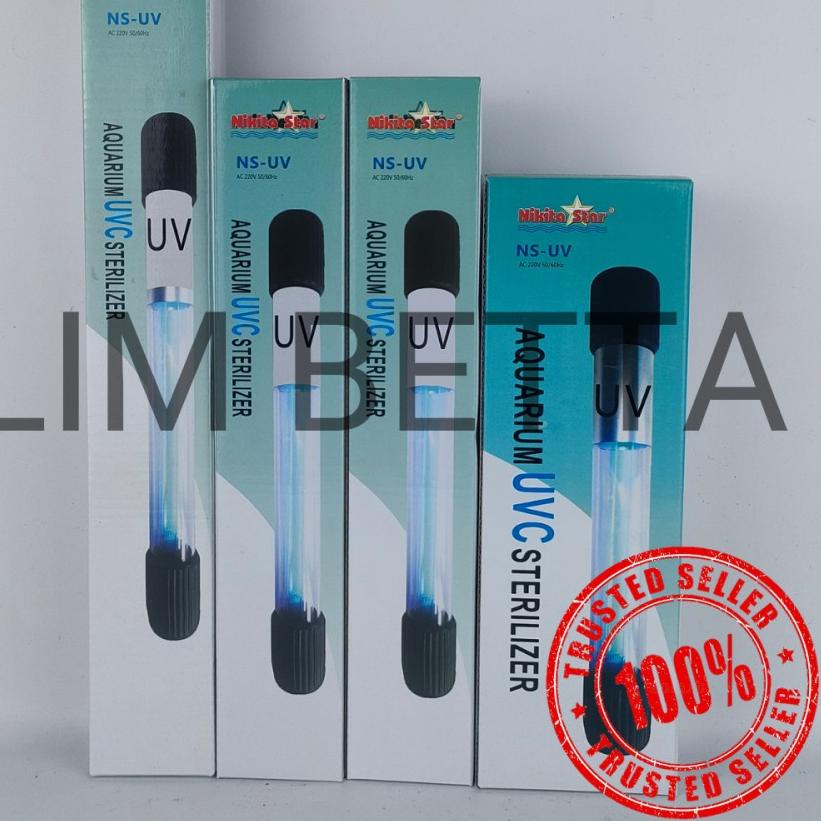 Termurah LAMPU UV NIKITA STAR / LAMPU PEMBASMI ALGAE / LAMPU UV AQUARIUM grosir