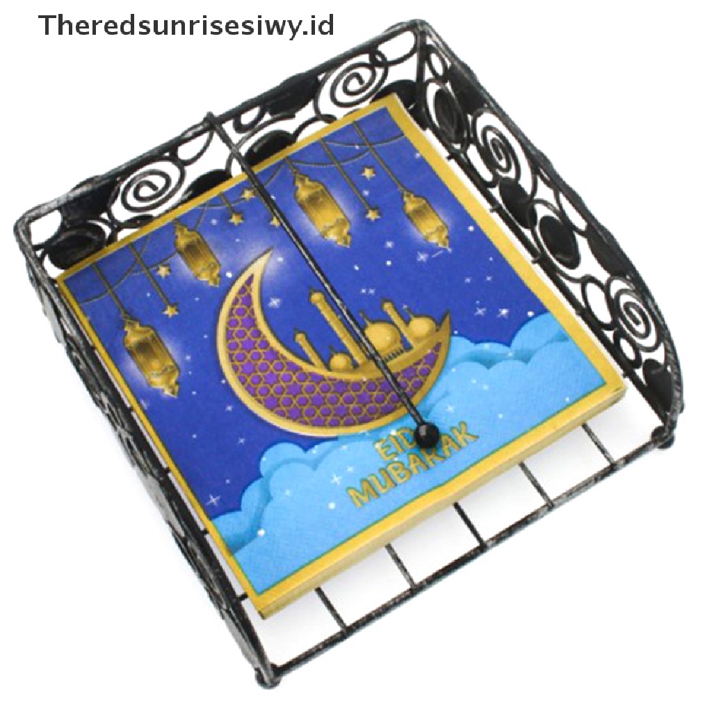 # Baju Lebaran # 20pcs/pack Eid Mubarak Ramadan Dekorasi Paper Napkin Tisu Lebaran Muslim~