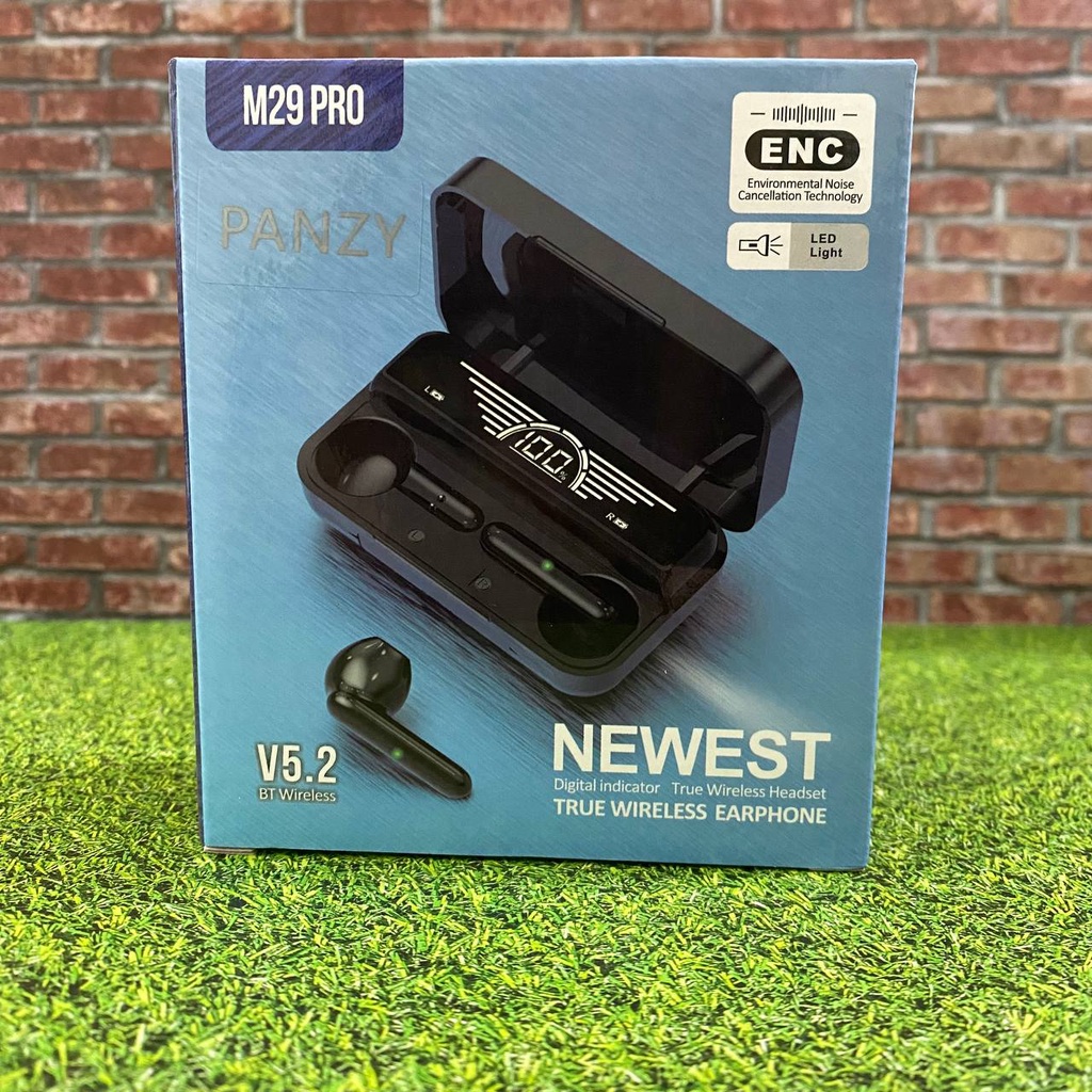 (NC) Panzy M29 Pro Bluetooth Earphone Wireless TWS Gaming Music Mode Earbuds