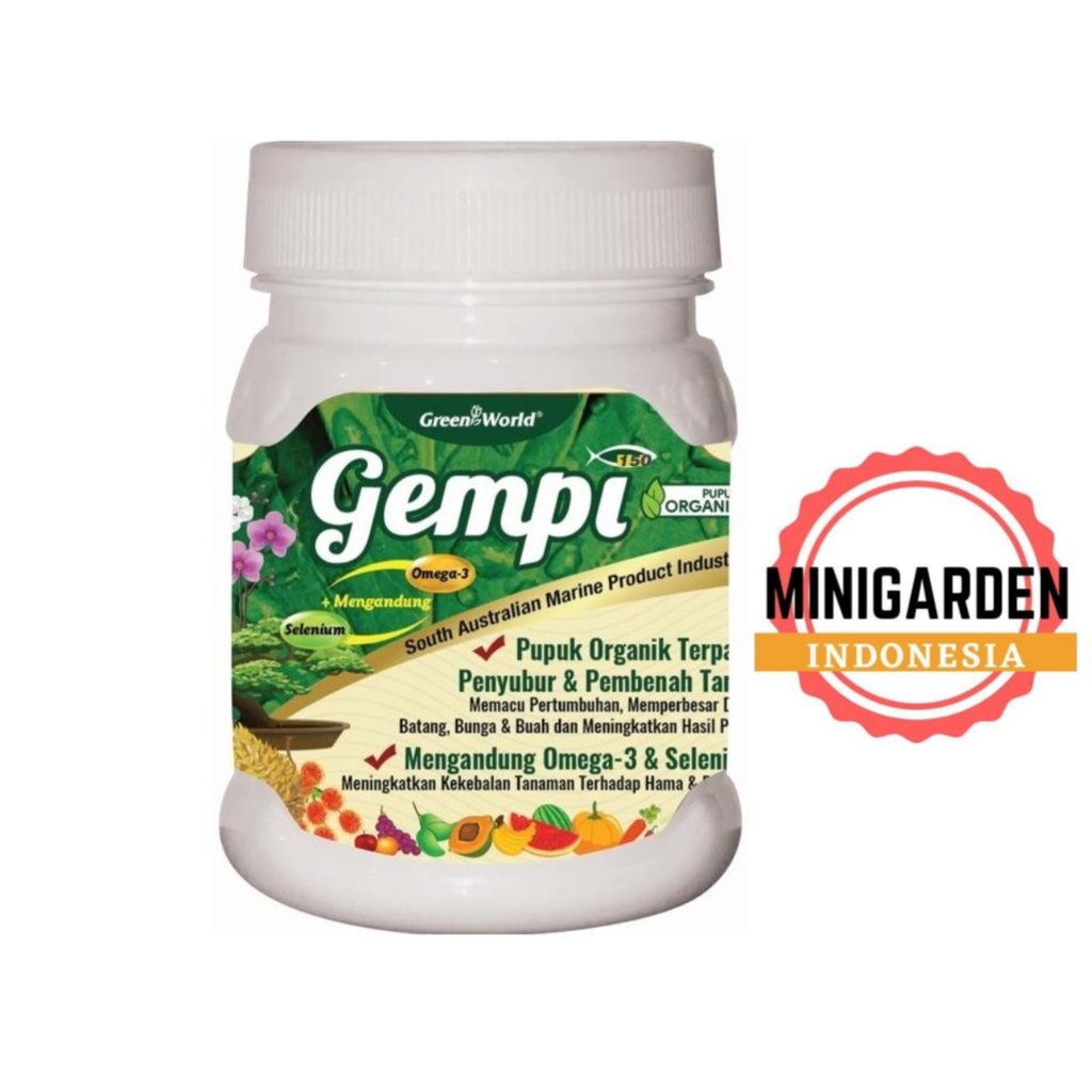 PUPUK ORGANIK GEMPI 150 ML NUTRISI OMEGA 3 SELENIUM PUPUK GENERATIF