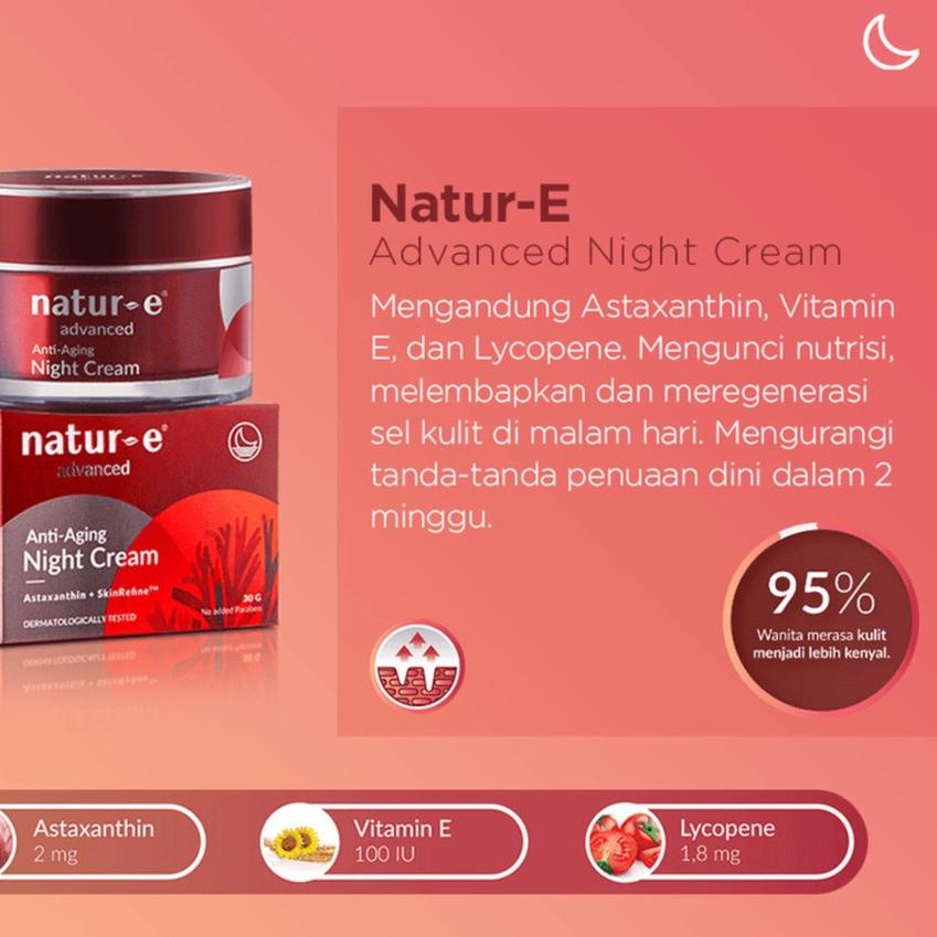 ◊ NATUR-E ADVANCED ANTI-AGING NIGHT CREAM 30GR NATUR E ANTI AGING NIGHT CREAM 30G NATUR E ADVANCE ➸