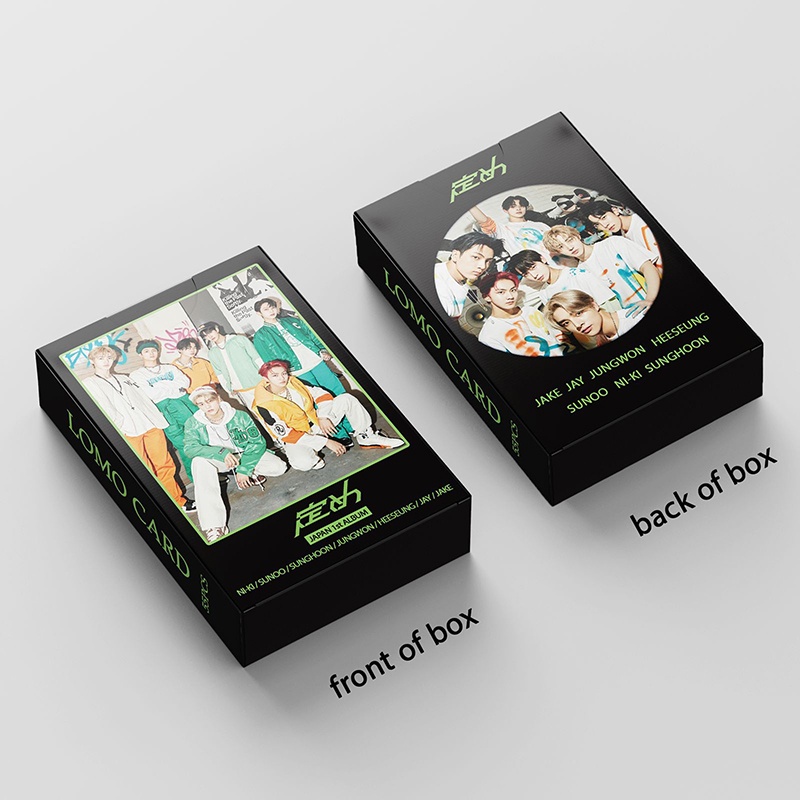 55pcs/box ENHYPEN photocards 定め DIMENSION : 閃光 Album LOMO card Postcard (READY STOCK)