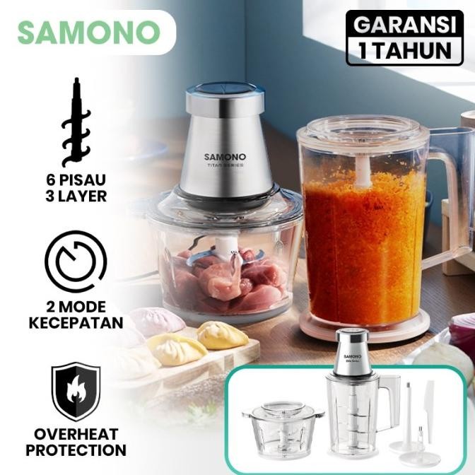 FOOD CHOPPER SAMONO SWCS350 MULTIFUNGSI BLENDER