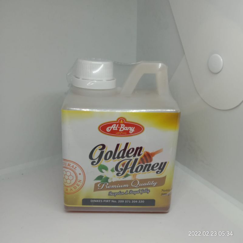 

Madu Golden Honey 500gr Al-Bany madu murni madu harum manis
