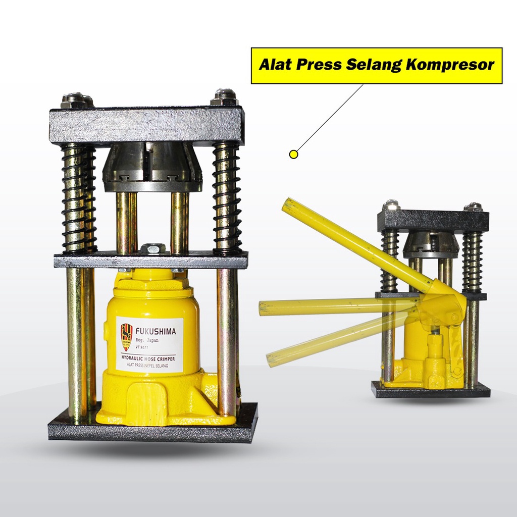 YUKIDO HYDRAULIC HOSE CRIMPER/ALAT PRES NEPEL SELANG 5T 12-17MM / ALAT PRES SELANG KOMPRESOR / ALAT 