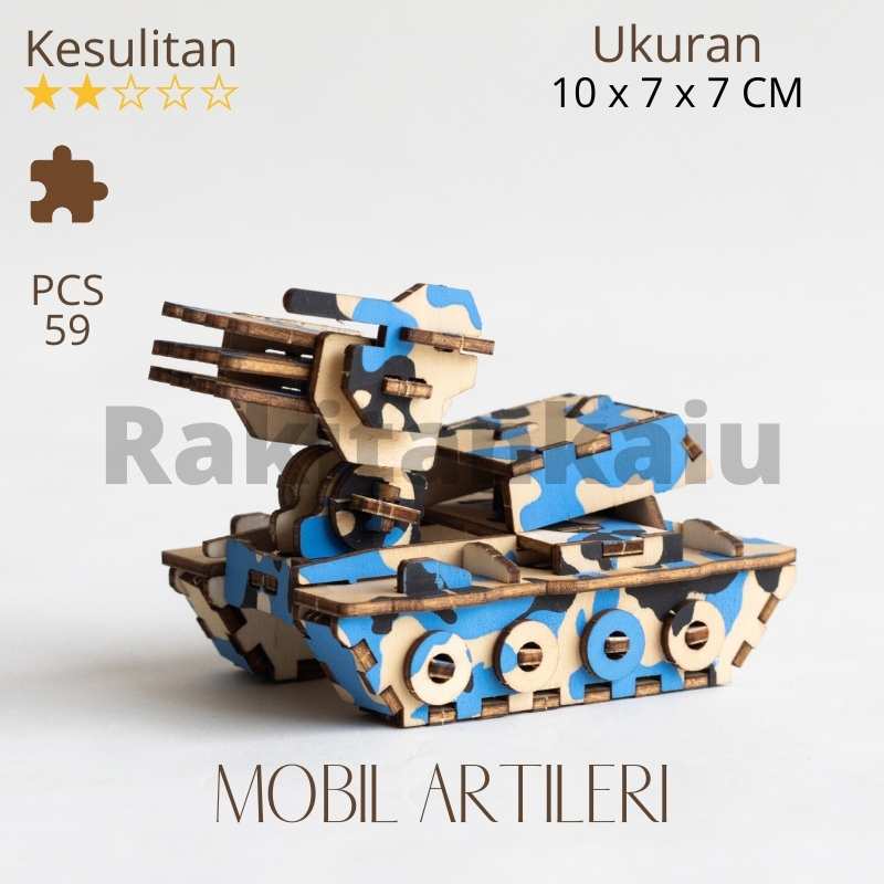 Puzzle Edukasi 3D Kayu / 3D Wooden puzzle DIY Model / Pesawat / Helikopter / Mobil Polisi / Naga