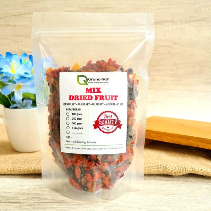 

✰ Mix Fruit 500 gram (Blueberry, Cranberry, Gojiberry, Aprikot & Plum) Ω