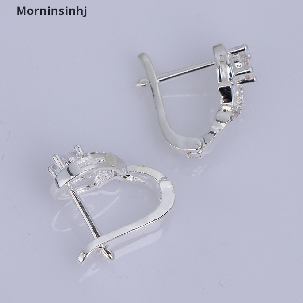 Mornin Anting Penurun Berat Badan Cubic Zirconia Earrings Stimulasi Titik Akupuntur Pembakar Lemak id