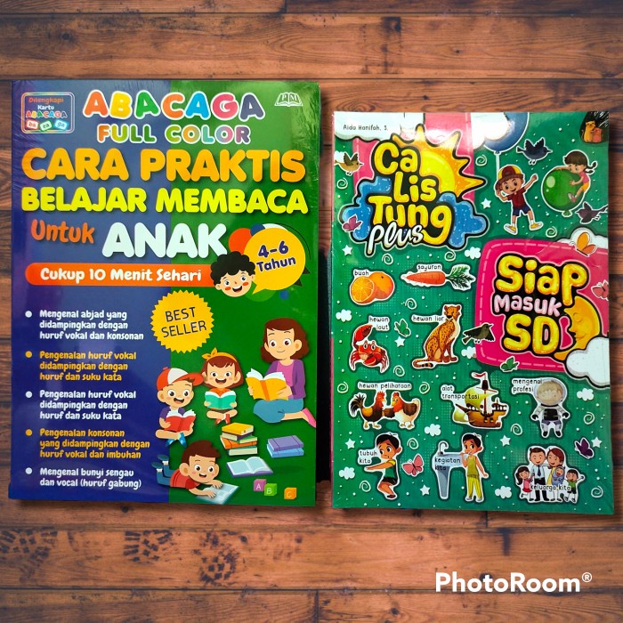 

Paket Buku Abacaga Cara Praktis Belajar Membaca Anak Dan Calistung