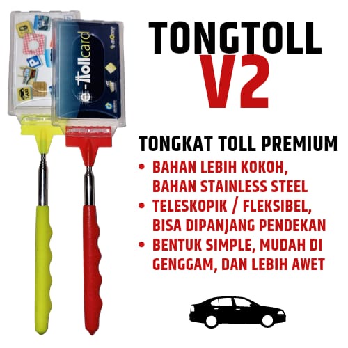 Charyatink - Tongkat E Toll GTO Tongtoll Kualitas Premium Bahan Alumunium TONGTOL V2