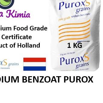 

❆ SODIUM BENZOATE PUROX (HOLLAND) / PENGAWET MAKAN - 1 KG ❇